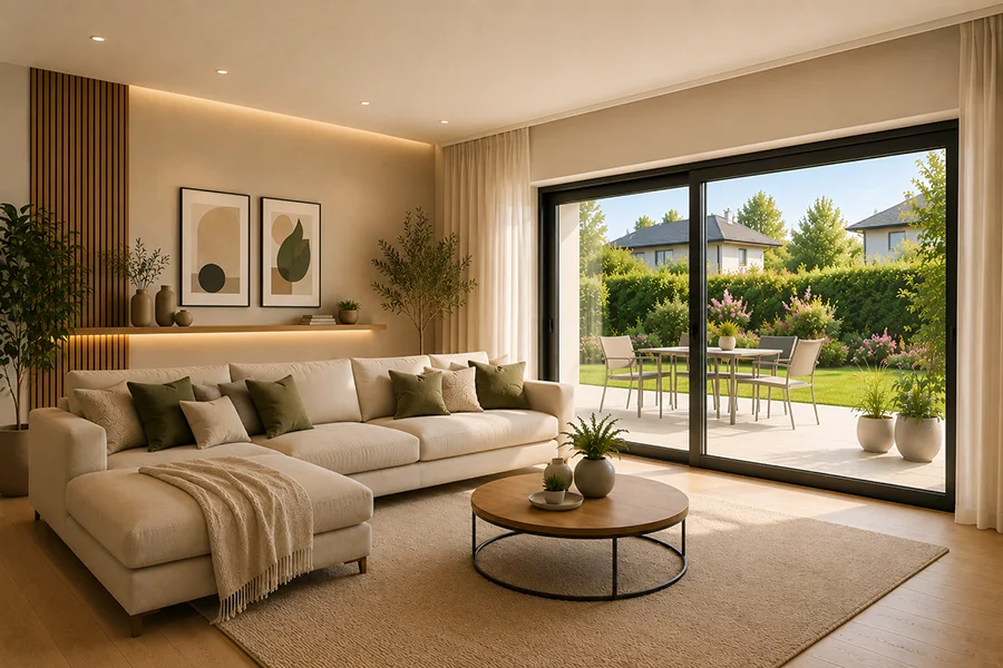 Doppelhaus Wohnzimmer